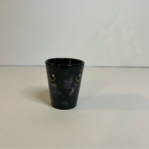 The Mountain Funky Shot Glass Featuring Cat Black and White Marble Never Used